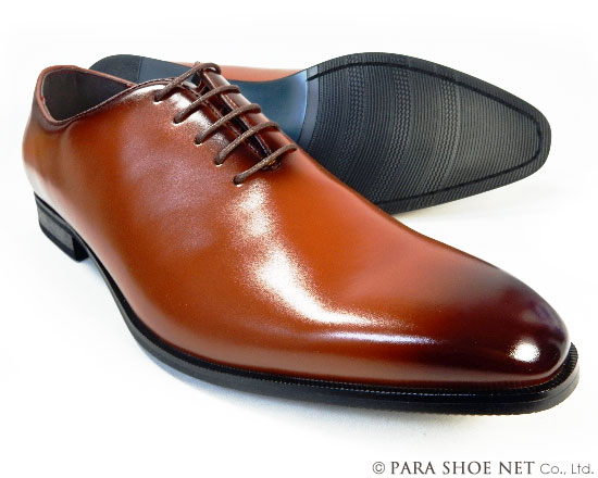 Oxford Field ホールカット（ワンピース）ビジネスシューズ アンティーク ブラウン（茶色）  ワイズ3E（EEE）28cm（28.0cm）、29cm（29.0cm）、30cm（30.0cm）【大きいサイズ（ビッグサイズ）メンズ  紳士靴】（PNS-3005-BR）
